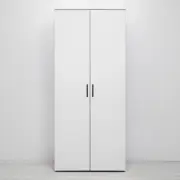 Stockholm Storage Cupboard Slim - White - Scandi Black