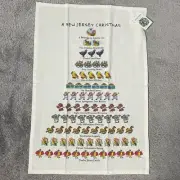 Mistletoe & Co. A New Jersey Christmas Kitchen Towel 18" x 26" New Tags