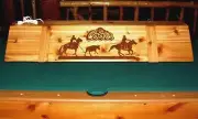 New Led Pool Table Light Coors Team Roping Billiards Lamp Cowboy Western USA