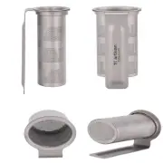 Titanium Mesh Tea Infuser Basket Tea Strainer Teapot Leaf Spice Tea Cup Filter