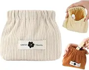 Corduroy Elastic Hair Tie Organizer Portable Travel Pouch Storage Hair Tie Compltion Elastic Elastic Organizer Corduroy Z0Y0 Bag
