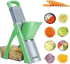 Safe Mandoline Slicer for Kitchen, 5 in 1 Vegetable Chopper, Mandolin Potato Sli