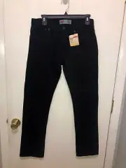 NWT Levis 511 Slim Fit Boys 16 Regular Black Jeans Tag 28X28 Actual 30X30 NEW