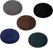 [BATHVEVE] 25 Pcs Suede Fabric Patches Kit Colors for DIY Clothing Repair and Decoration for Elbow and Knee Patching Sweaters Coats and Jeans