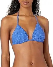 Seafolly Women's Standard Reversible Slide Triangle Bikini Top Swimsuit