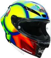 AGV Pista GP RR Soleluna 2021, full face helmet , color: Neon-Yellow/Blue/Black/Red , size: L