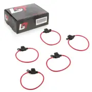 5x Fuse Holder Flat Fuse With Cover 20A for Mini (for: Mini)