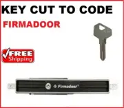 1 x Firmadoor Garage Roller Door Lock Keys Cut To Code Number Firmadoor key