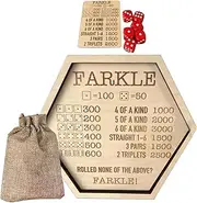 Board Games, Dice Tray, Easy to Use Portable Set Versatile Wooden Dice Rolling with 6 Dices, Educational Math Learning Toy, Rolling Tray for Entertainment, Multicolor, 4.72x4.72in