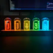 Nixie Tube Clock LED Digital with Wi-Fi SYNC 12/24H Display 5 Tubes