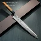 Japanese Yoshimi Kato VG10 Hammered Damascus Sujihiki Slicer Knife 270mm Japan