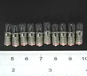 Bulb L.E.S E5 - Tubular 5mm 1,5 Volt Clear - Pack Of 10