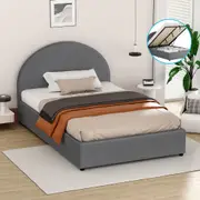 ALFORDSON Bed Frame Gas Lift Base King Single