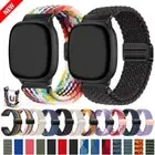 Nylon Watch Band Magnetic Bracelet Loop Strap For Fitbit Versa 3 4/Sense/Sense 2