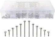 MAGICLULU Stainless Steel Self Tapping Screws 410 Grade 210pcs .2 Washer Head Screws