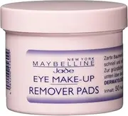 Maybelline Jade Eye Makeup Remover Pads, Also for Waterproof Make Up, Pack of 50
