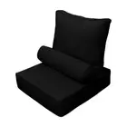 AD109 Large Pipe Trim Outdoor Deep Seat Back Rest Bolster Insert Slip Cover Set