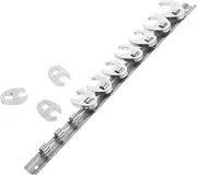 Mobestech Sturdy Carbon Steel Crows Foot Wrench Metric Flare Nut Wrench Set Ratchet Spanner Mechanics Tools