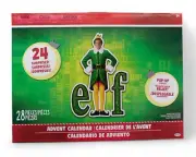 ELF 2024 Pop Up Display Advent Calendar 24 Surprises 28 Pieces Mini Figurines
