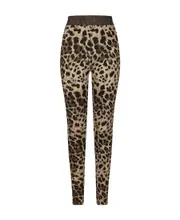 High-waist elastic waist leggings IT40 Multicolor