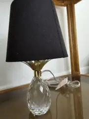 Pineapple Crystal Black Shade Lamps
