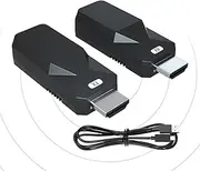 Signal Transmission Extender, Network Cable Video Extender, 83g HDTV Projector Laptop Converter, Supports EDID Copying, and Unilateral Supply for Reliable Use, 10.5x10.2x2.5cm