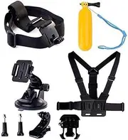 [Navitech] 8-in-1 Action Camera Accessories Combo Kit with EVA Case - Compatible with GoPro HERO11 Black Waterproof Action Camera