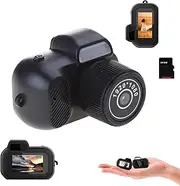 Zoomu Mini Camera Keychain 1080P HD Mini Keychain Camera, Portable Micro Cameras, 8/16/32/64/128 TF Memory Card,with 8 Filters Led Flash Light and Hd Screen (16GB)