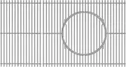 Outspark Gourmet BBQ System Grate Replacement Parts for Weber Genesis II 400 Genesis II LX 400 Series Grill,Cooking Grid for Weber Genesis II/LX E410 E435 E440 S410,66097 66089,Stainless Steel