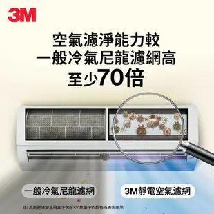 【3M】9808-CTC 靜電空氣濾網4片裝-濾敏原專用型 (適用冷氣/清淨機/除濕機 自由剪裁)