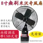 【新店免運】MILWAUKEE 米沃奇電池18V電扳手鋰電風扇8吋無線風扇戶外露營風扇鋰電池風扇美沃奇大風量電風扇充電扇