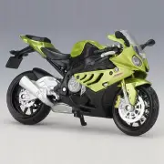 1:18 Scale BMW S1000RR Motorcycle Model Diecast Motorbike Toy for Kids Boys