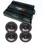 4)JBL 6.5" Coax Car upgrade Speakers & 4 Channel Class D 1600 Watt Amplifier