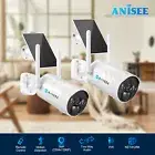 2Pcs Wifi Security Cameras Wireless CVTV Home Outdoor Solar Spy Surveillance