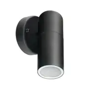 Brilliant Black Coolum Exterior Fixed Wall Light