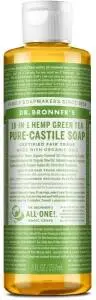DR. BRONNER'S Pure-Castile Soap Liquid (Hemp 18-in-1) Green Tea 237ml