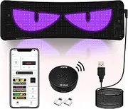 Programmable Led Sign with AI-Voice Control, ATOTOEXCEL Scrolling Huge Bright LED Signs for Car, Bluetooth APP Control Custom Text Pattern GIFS Animation Programmable Display (19.4 in x 4.3 in)