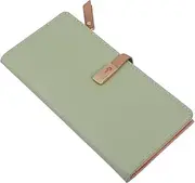 [TENDYCOCO] Leather Purse for Women Long Wallet Handbag Zipper Women's Large Capacity Purse Bag for Credit Cards Cash