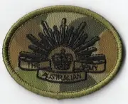 Army Australian DPCU Rising Sun Biscuit Shoulder Patch. FREE POST✔