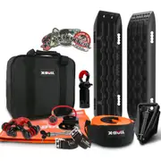 X-BULL Winch Recovery Kit 13PCS With Recovery tracks Snatch Strap 4WD 4X4 Truck