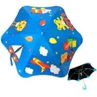 在飛比找momo購物網優惠-兒童圓角反光雨傘-玩具總動員-藍