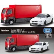 Tomica Transporter Nissan Skyline GT-R V SpecII Nur Metal Diecast Car Model 1/64
