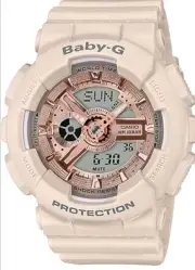 Baby G Digital & Analogue Watch Rose Gold Series BA110XRG-7A / BA-110XRG-7A