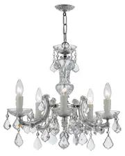 Crystorama 5-Light Maria Theresa Chandelier with Swarovski Crystals