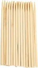 50pcs Bamboo Beige Craft Bamboo Sticks Wooden Stylus Sticks Scratch Painting Art Tool Wooden Sticks for Crafts