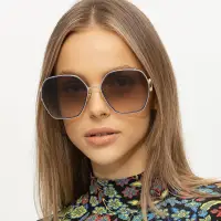 在飛比找蝦皮商城優惠-Chloe CH2138 法國蔻依品牌太陽眼鏡｜寬臉時尚經典