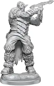 Wizkids Critical Role Unpainted Miniatures Ashari Stoneguard and Ashari Skydancer Miniature