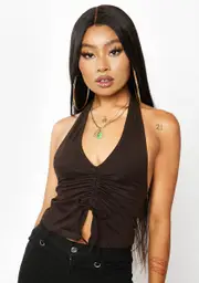 [Dolls Kill] Bitter Chocolate Dapa Halter Top