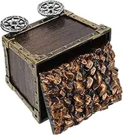VANZACK Plastic Treasure Box Boys and Girls' Mining Cart Pirate Treasure Chest Pull along Toy Educational Toy