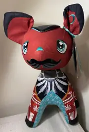 Papinee St Regis Hotels Jak Deer Toy Plush Soft Stuffed New Red Moustache